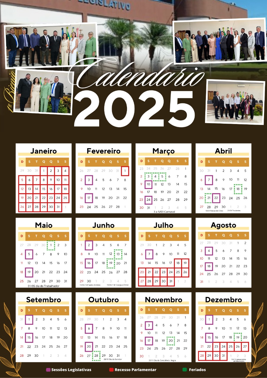 Câmara de Nova Guarita define calendário de sessões para o ano de 2025