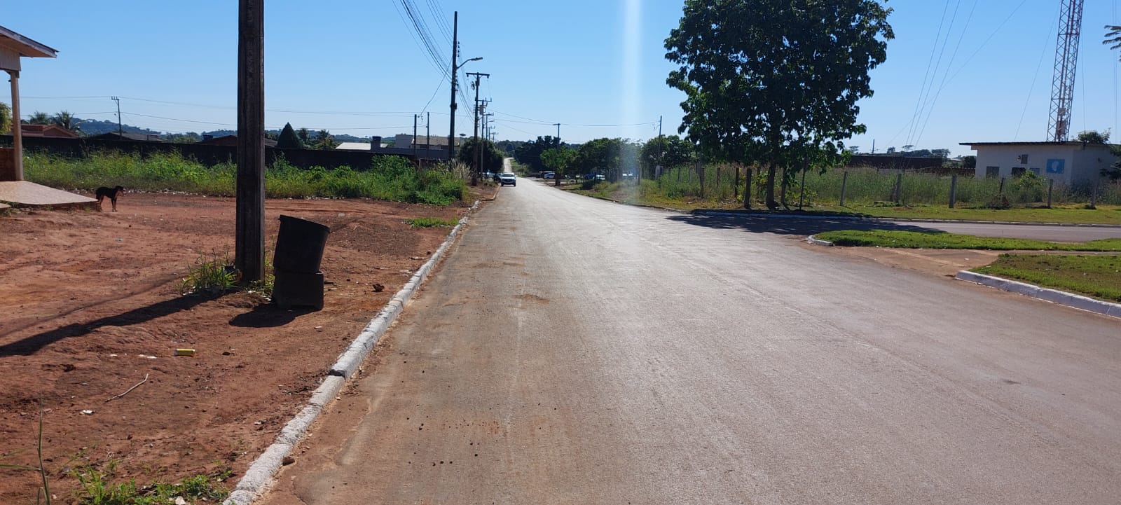 Presidente da Câmara faz pedido para que seja construído um quebra-molas em frente a torre da Oi na cidade de Nova Guarita