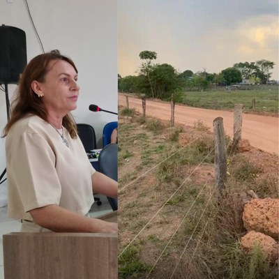 Vereadora Maria Isabel agradece produtor rural por retirar a cerca e facilitar acesso da MT-410